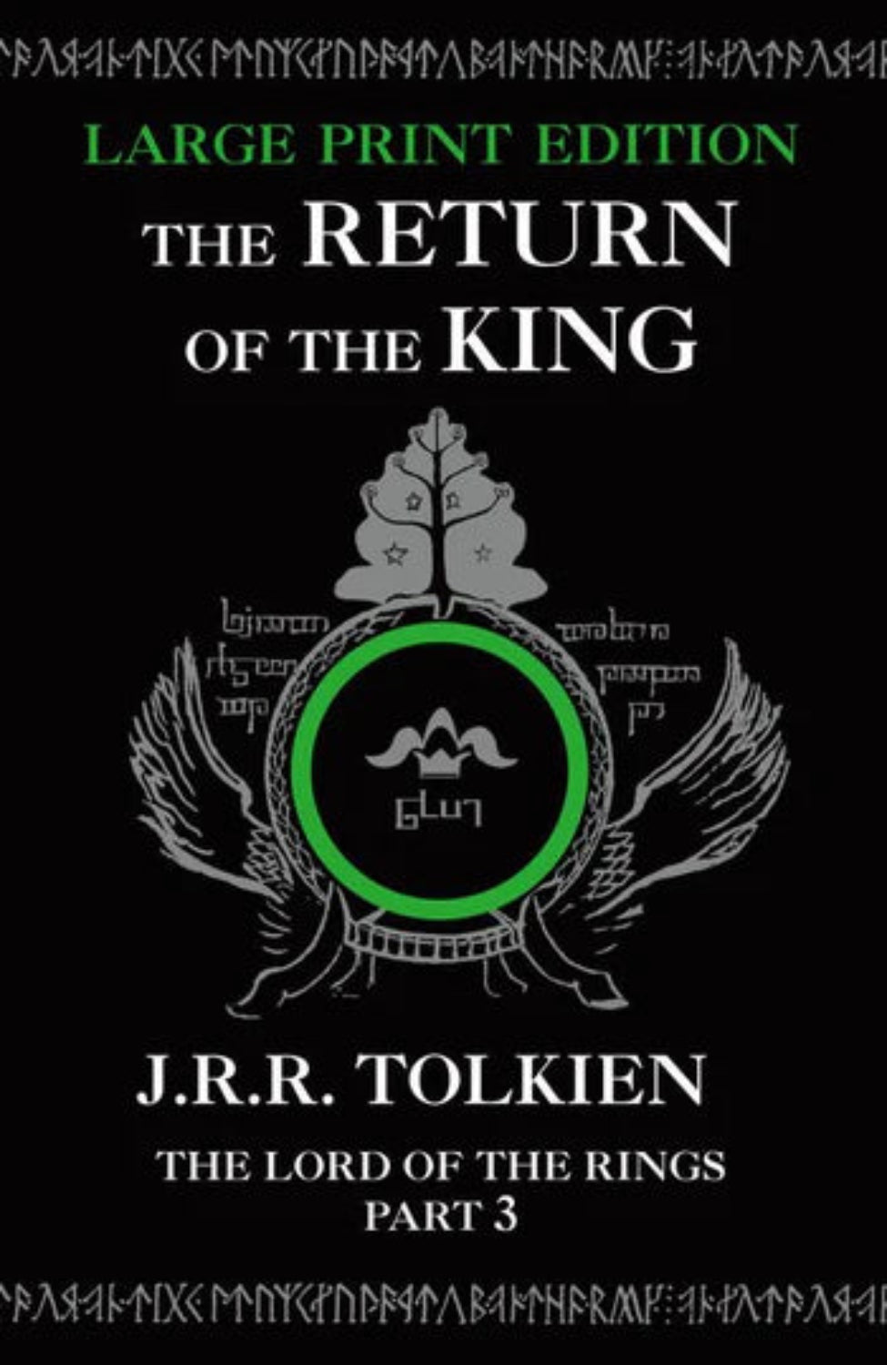 The Return of the King By J.R.R. Tolkien - Middle-earth #3 (paperback large type edition)